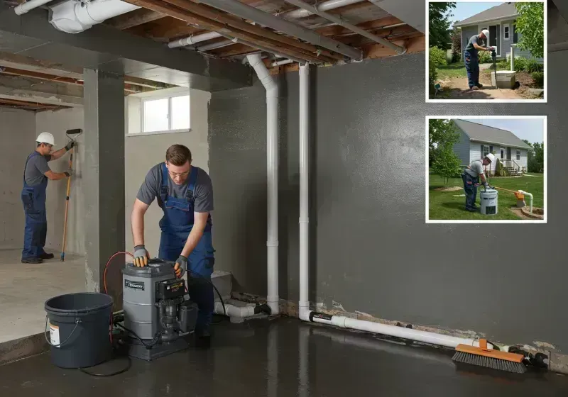 Basement Waterproofing and Flood Prevention process in Humansville, MO